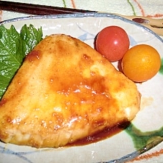 カジキマグロのバター醤油ソテー